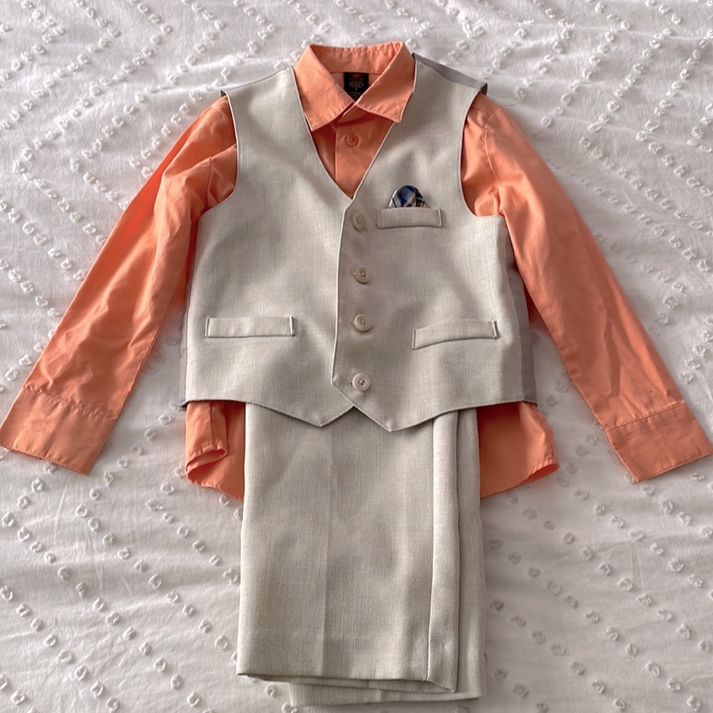 3 piece boys suit